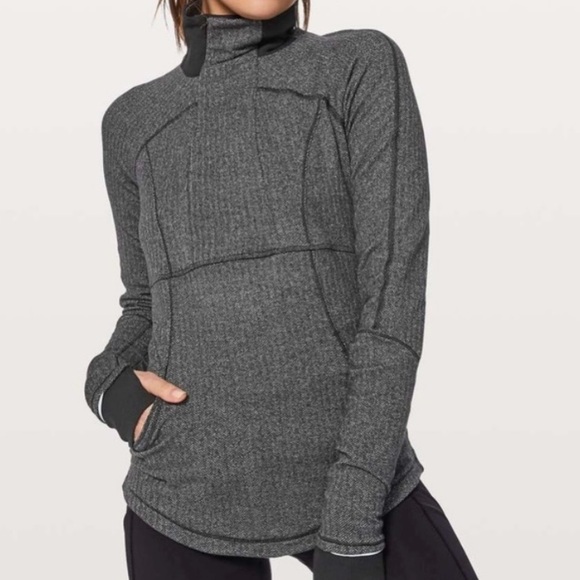 Lululemon base runner 1/2zip heathered herringbone - Picture 9 of 9